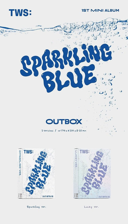 TWS 1st Mini Album Sparkling Blue (Random) - Night Apple Kpop