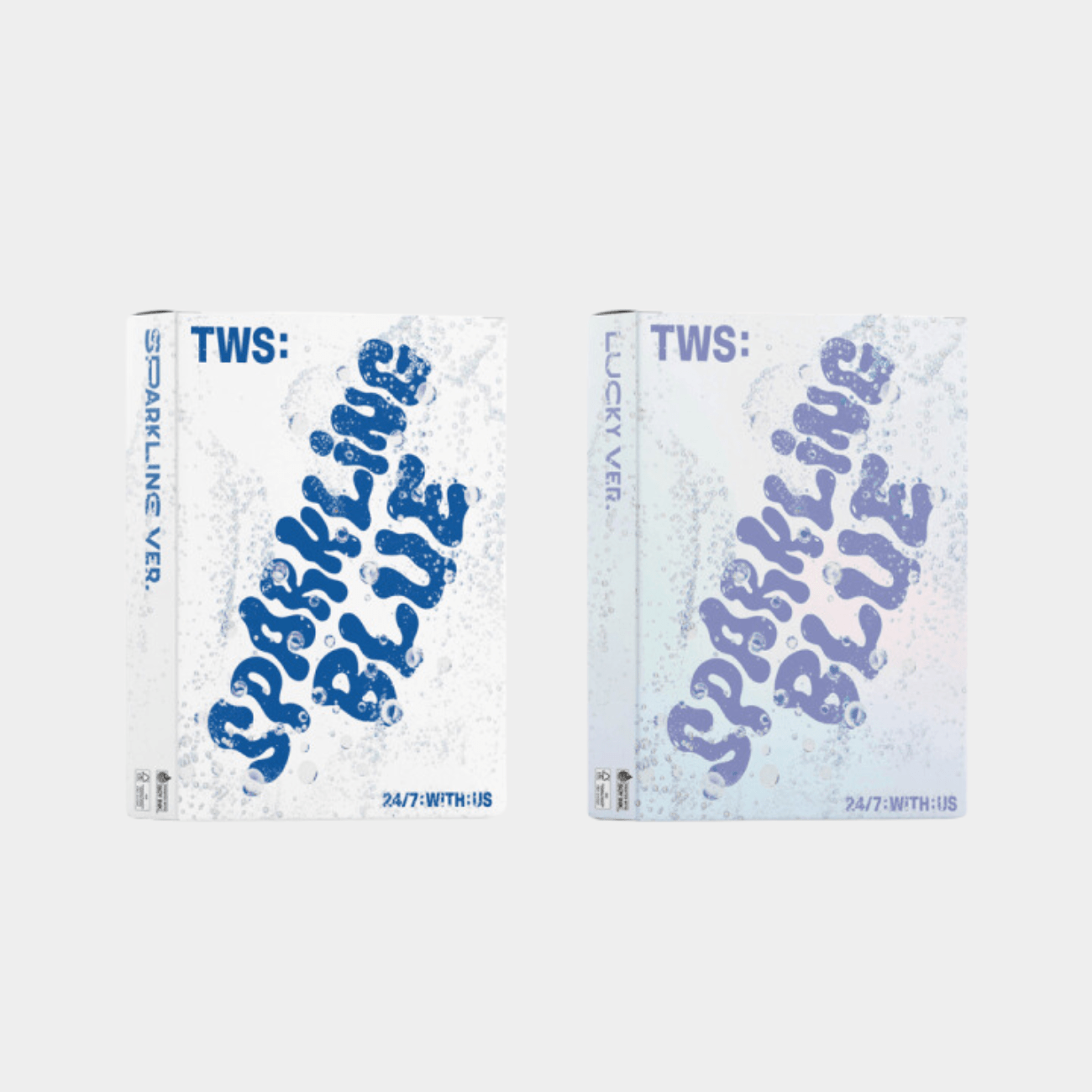 TWS 1st Mini Album Sparkling Blue (Random) - Night Apple Kpop