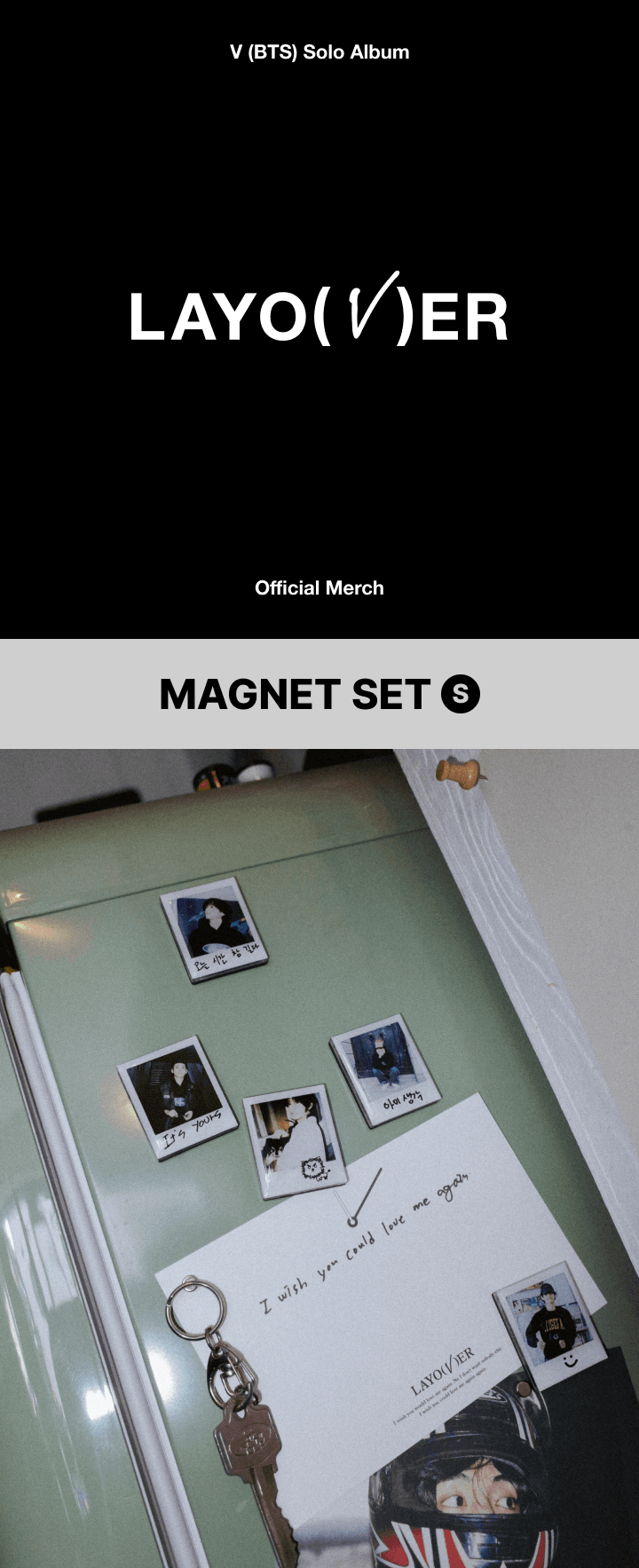 V (BTS) Magnet Set (Small) - Night Apple Kpop